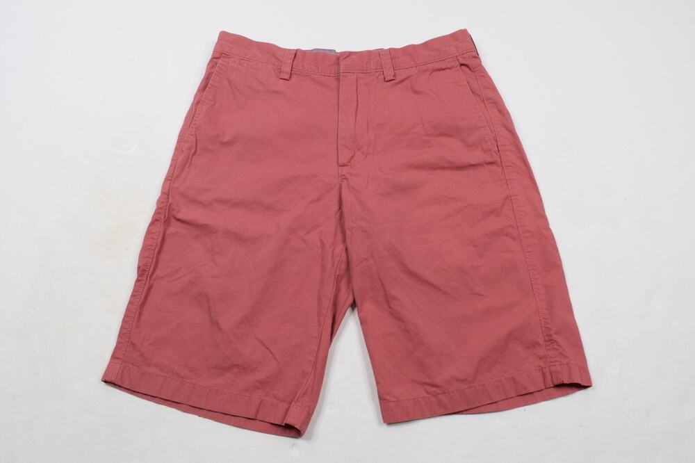 J.Crew Club Red 100% Cotton Lightweight Casual Chino Shorts A0883 Mens 29